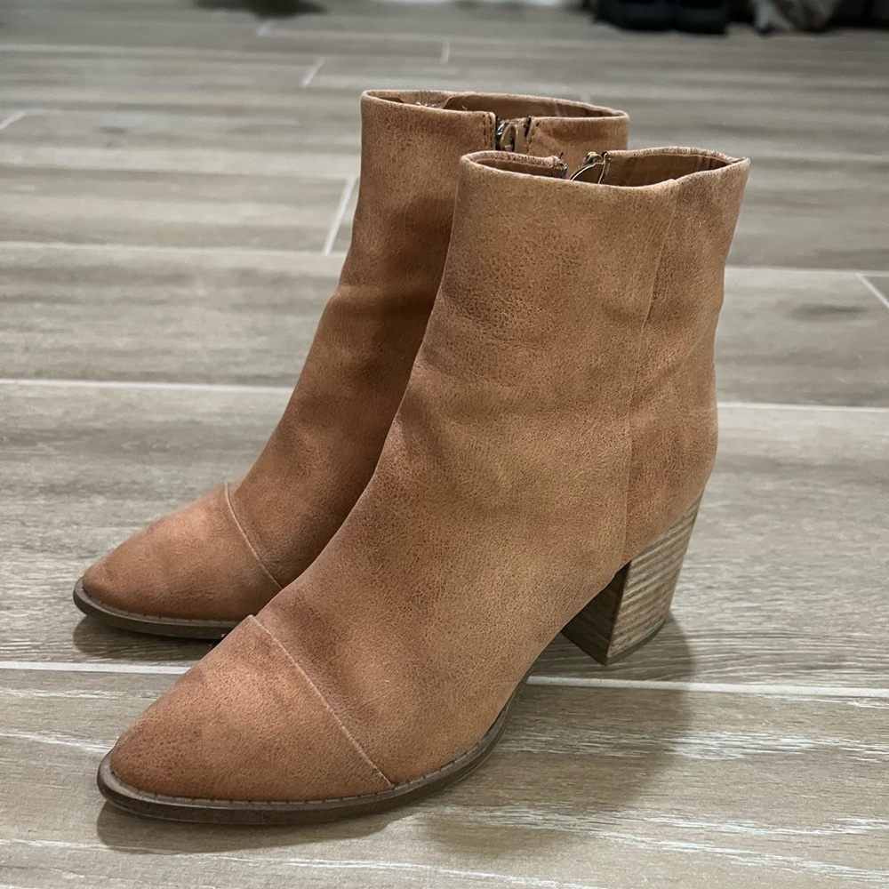 Brown booties